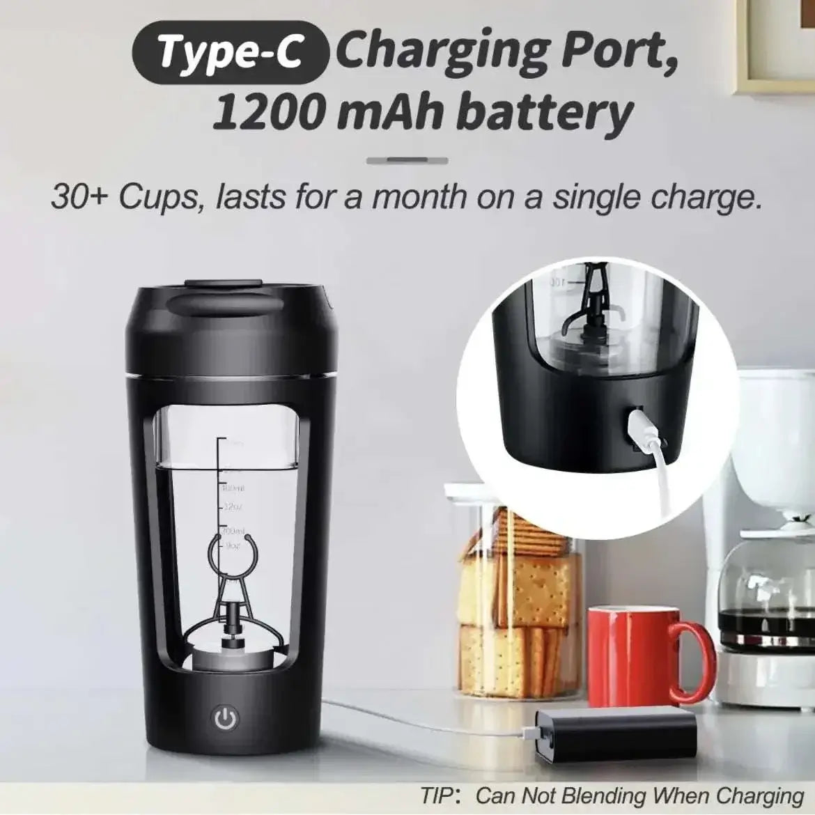 Bouteille Shaker à Protéine de Lactosérum Électrique Portable Mbshop