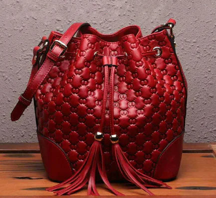 Sac Seau en Cuir Vintage Femme - Élégant et Polyvalent