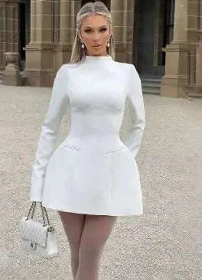Sexy Backless Round Neck Dress Mbshop