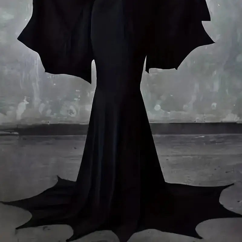 Gothic Witch Costume for Autumn Party Celebrations