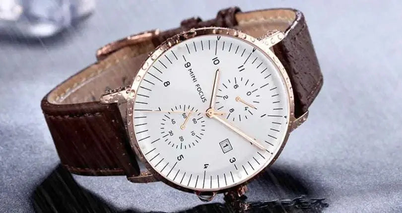 Montre Affaires Homme Calendrier Lumineuse - Étanche Business Élégante