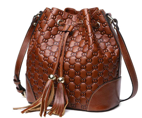 Sac Seau en Cuir Vintage Femme - Élégant et Polyvalent