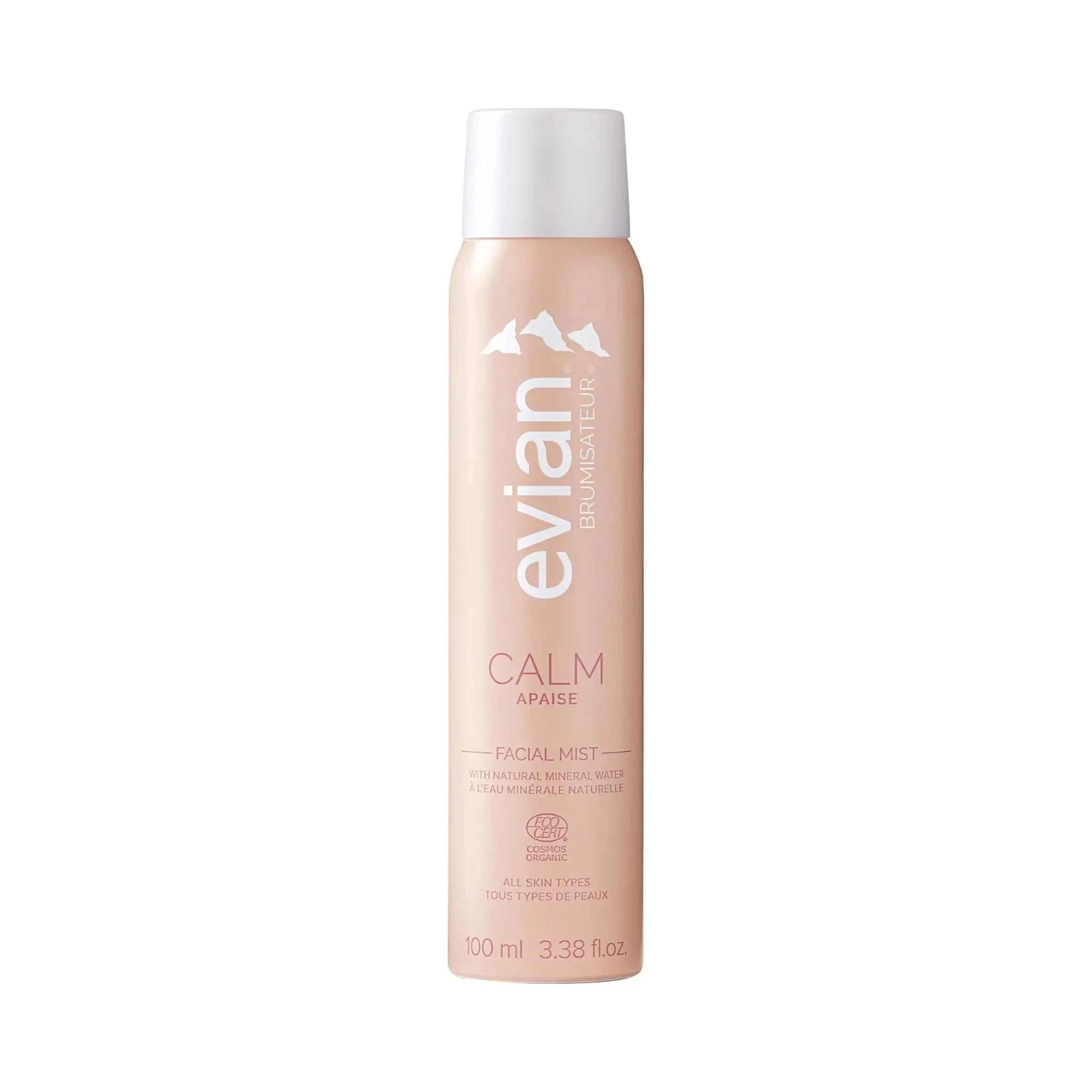 Evian Calm Facial Mist - Soothe Sensitivity - Reduce Reactivity - Replenish Hydration - Organic - All Skin Types - French Alps Skincare Mbshop