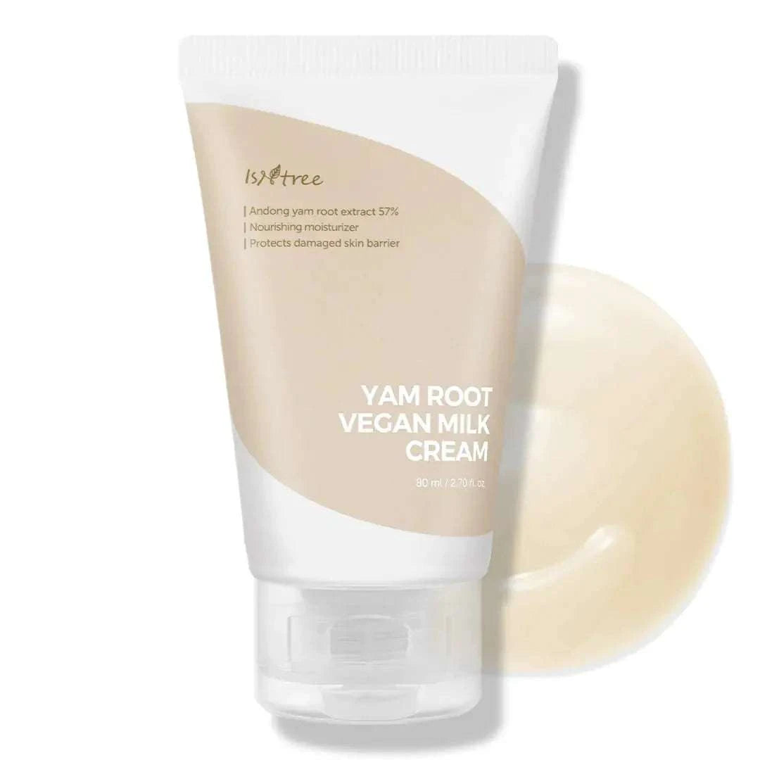 IsNtree Yam Root Vegan Milk Cream 80ml 2.7 fl.oz | Nourishing moisturizer | vegan milk moisturizer | Korean Skincare Mbshop