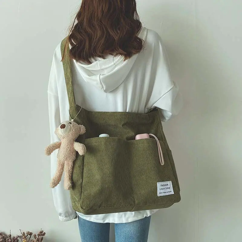 Sac Seau Vintage en Cuir Souple - Grande Capacité pour Femme