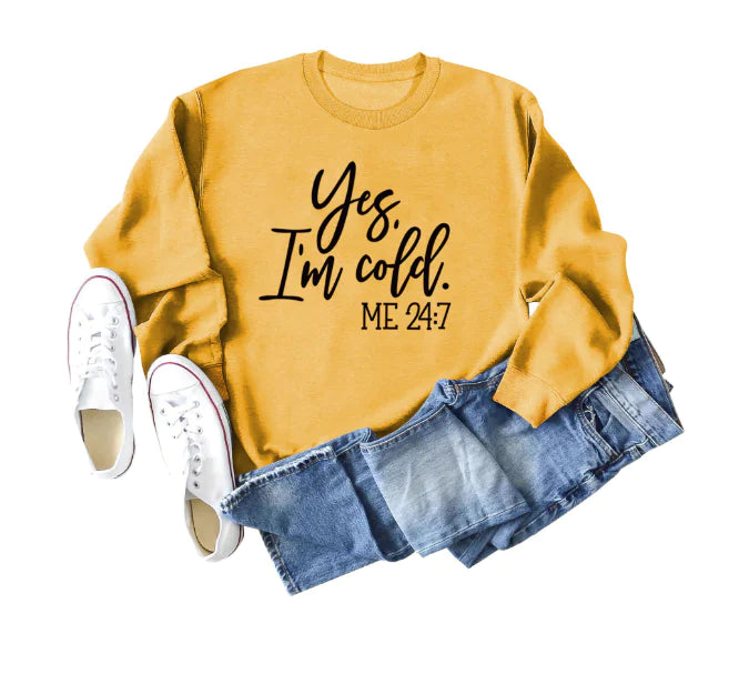 Sweatshirt Oversize 'Oui j'ai Froid' - Style Streetwear Urbain
