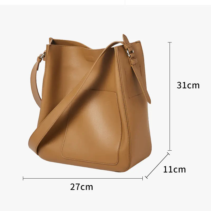 Sac Seau Vintage en Cuir - Collection Femme Rétro Chic