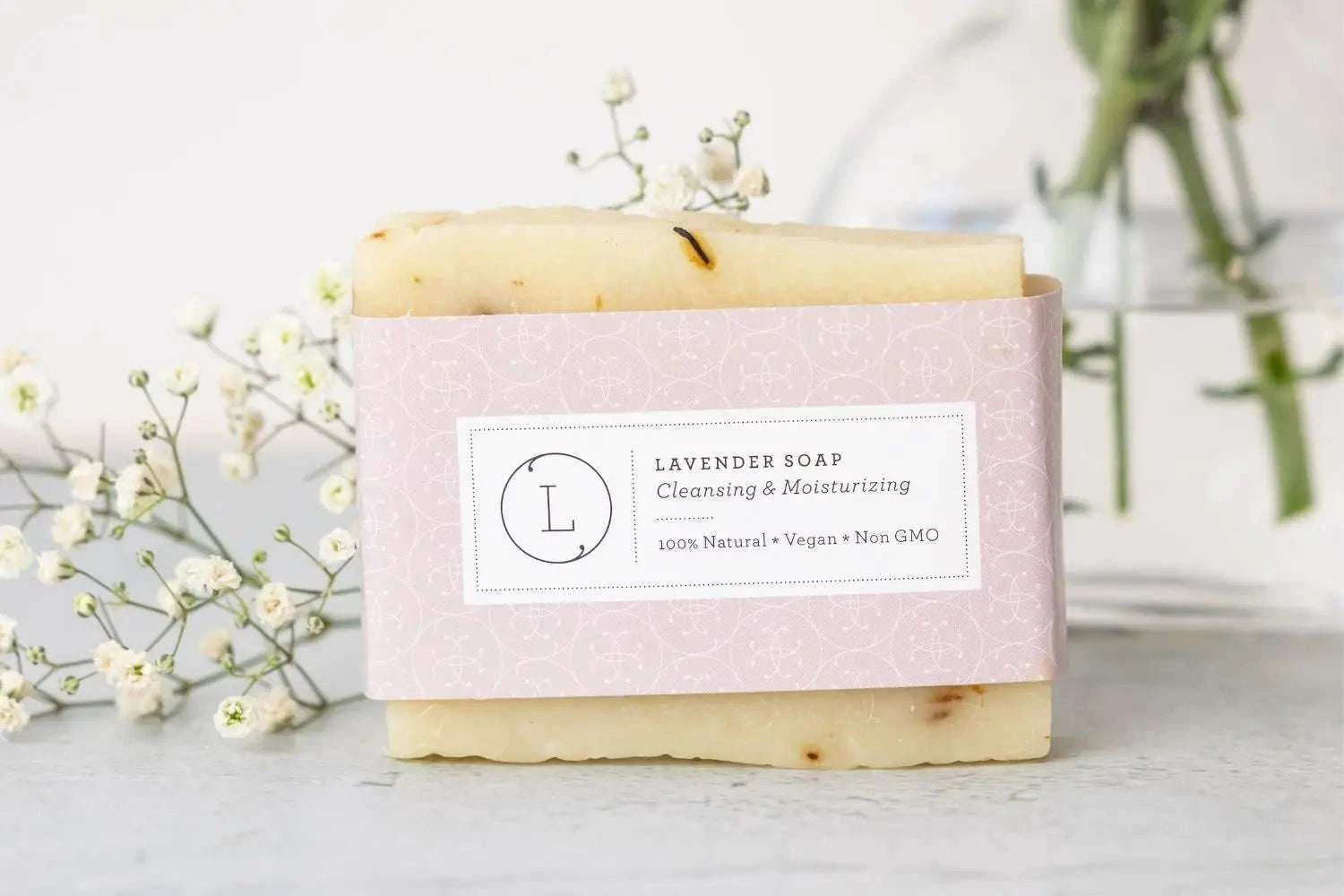 Lavender Soap Bar, Natural Handmade Soap, Vegan Skincare gift Mbshop