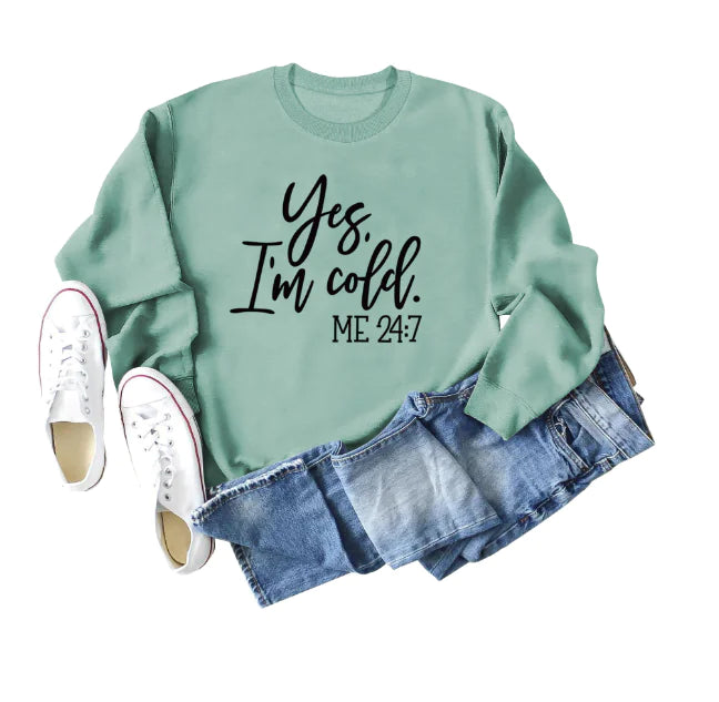 Sweatshirt Oversize 'Oui j'ai Froid' - Style Streetwear Urbain