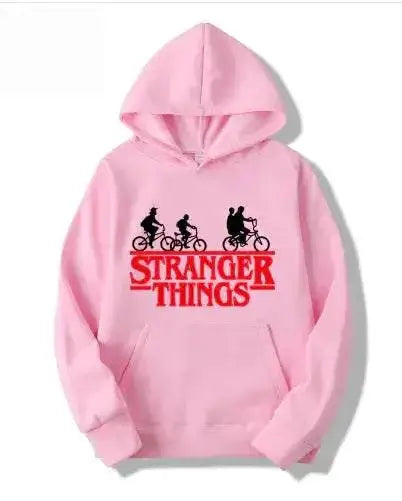 Couple's Letter Print Hoodies, Casual Loose Fit Mbshop