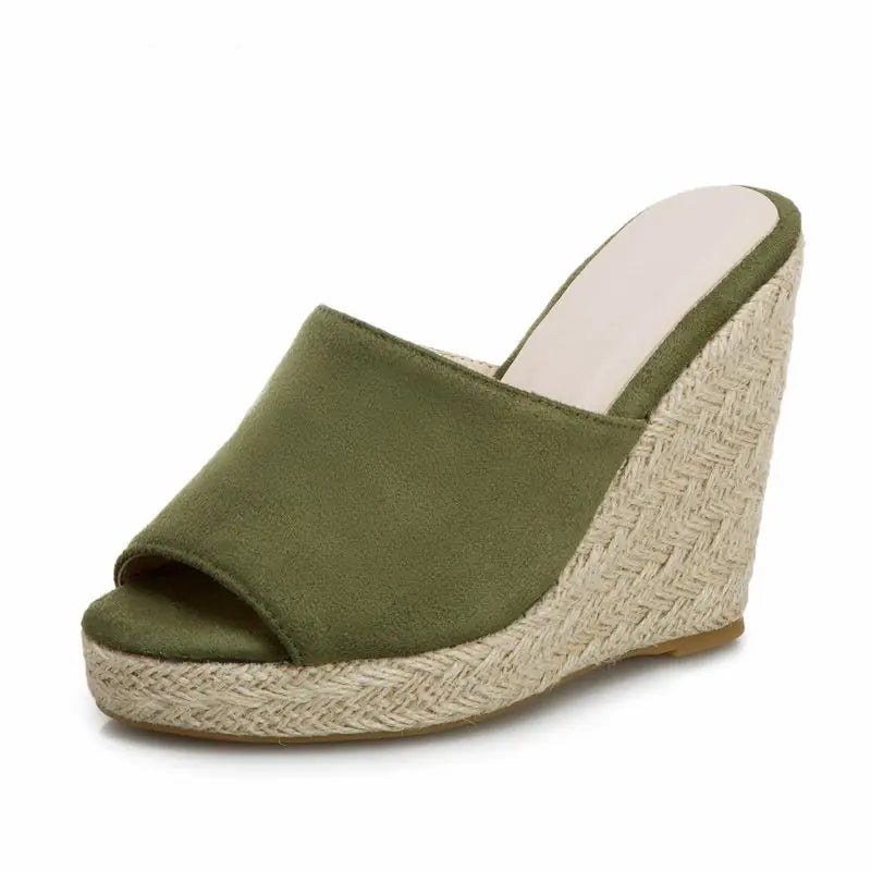 High Heeled Women's Shoes with Fabric Surface