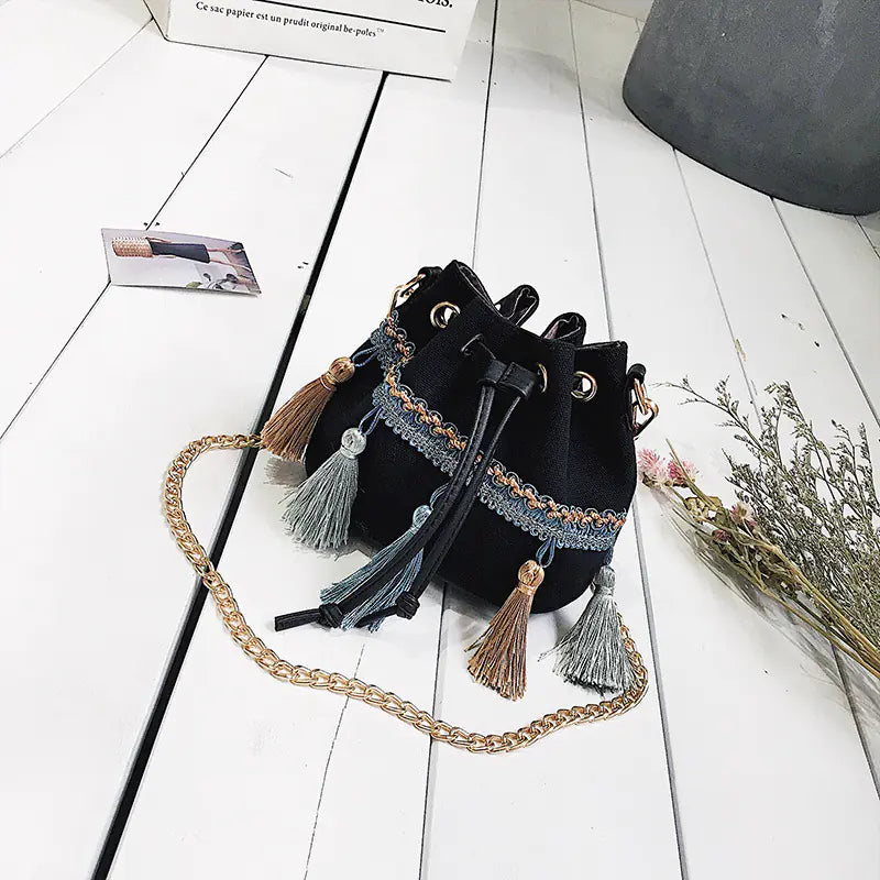 Crossbody Bucket Bag for Women