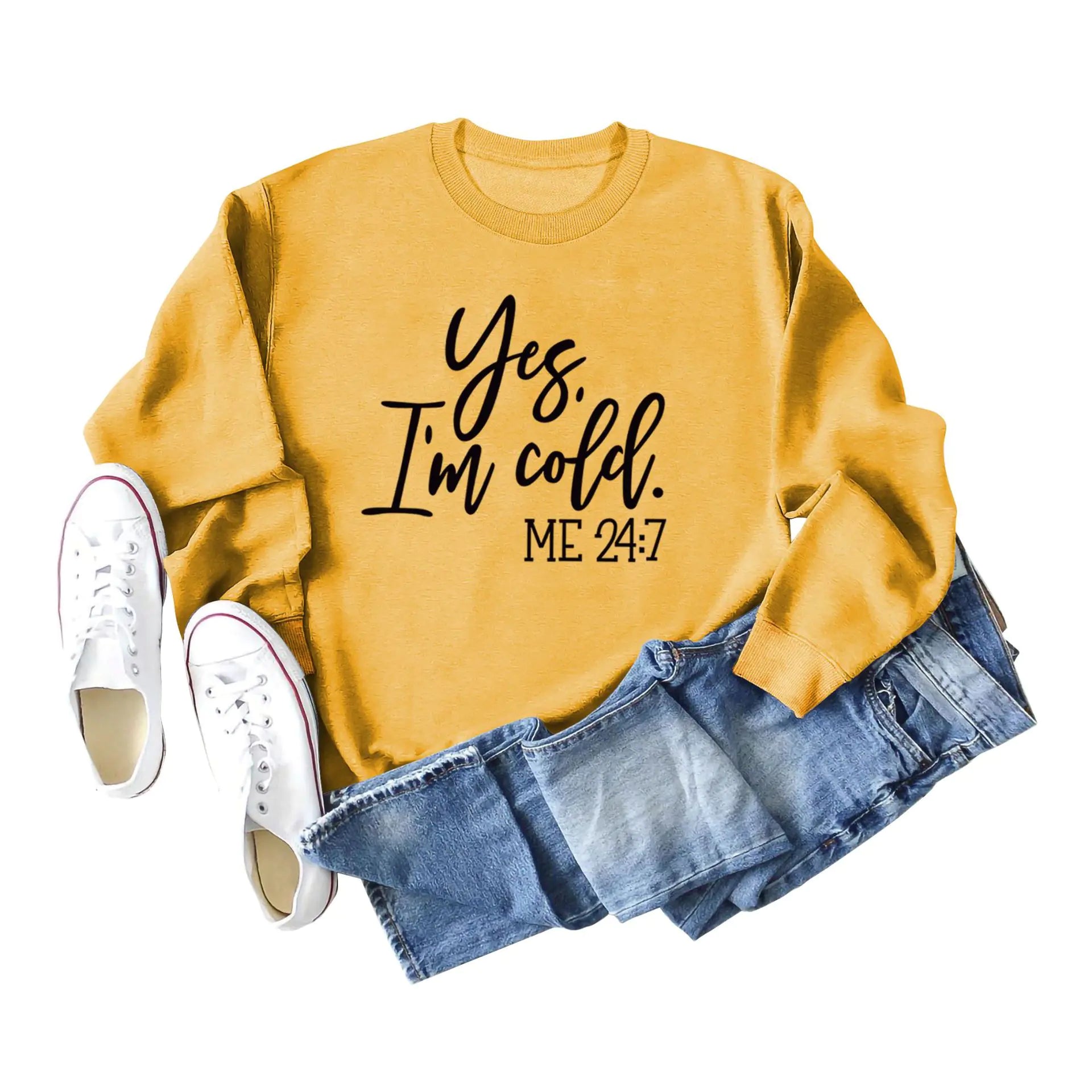Sweatshirt Oversize 'Oui j'ai Froid' - Style Streetwear Urbain