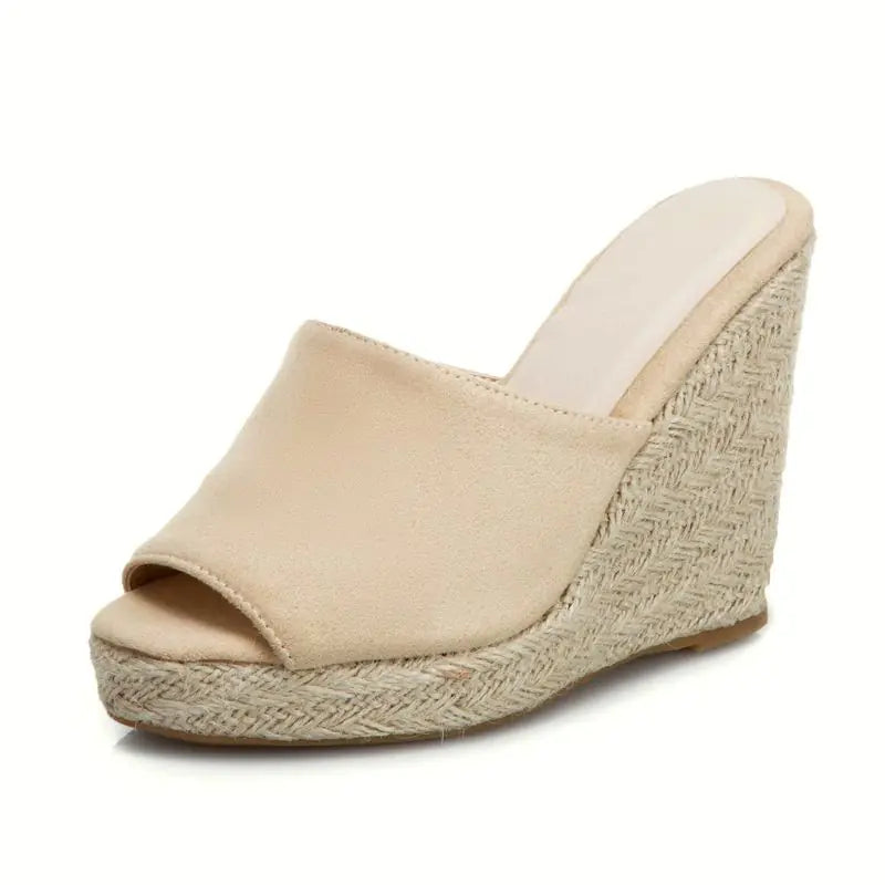 High Heeled Women's Shoes with Fabric Surface