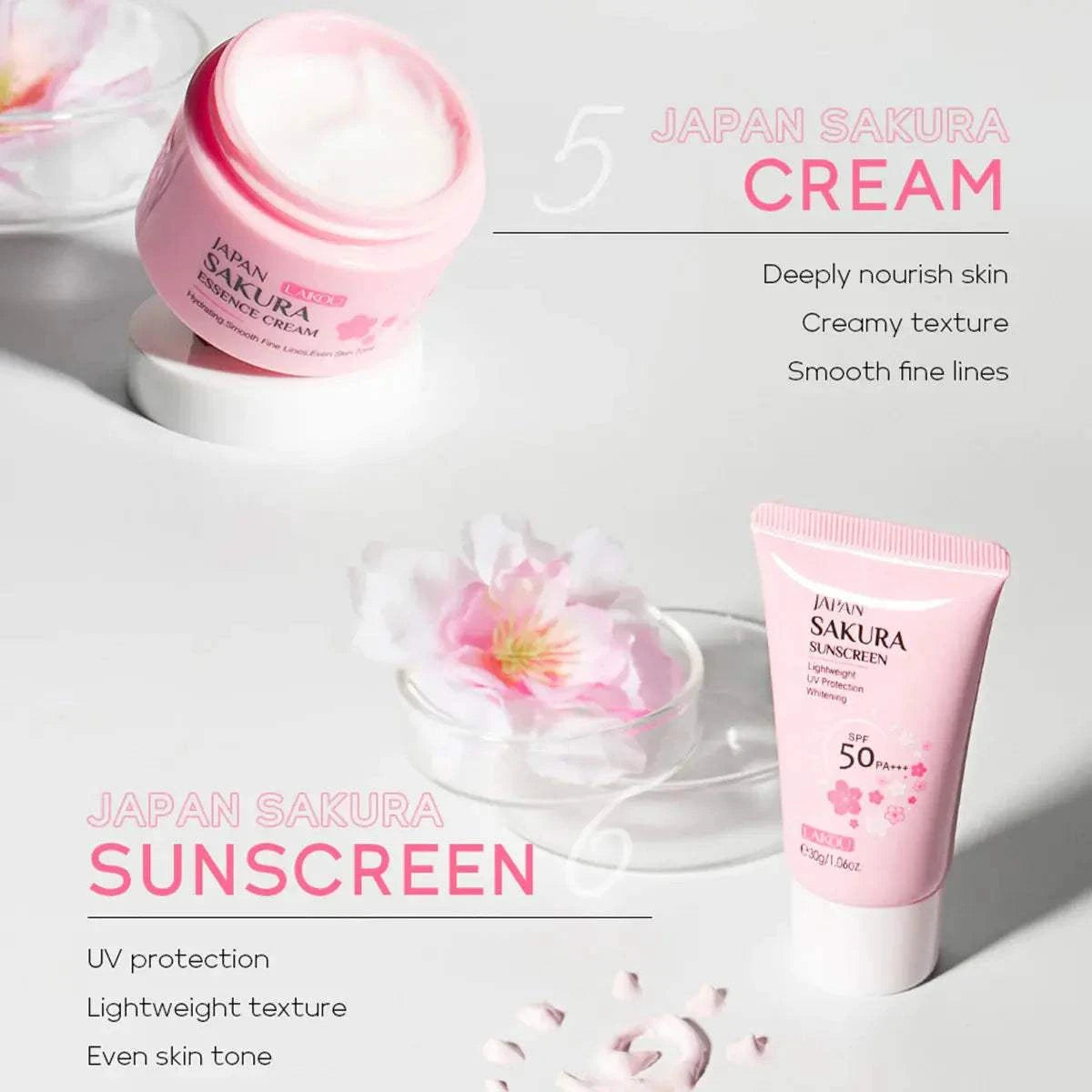 Japan Sakura Skincare Gift Set Mbshop