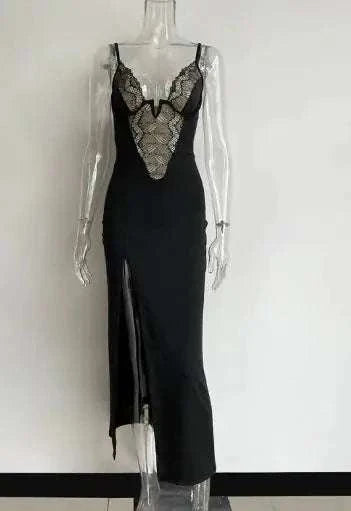 Sexy Lace Split Dress Mbshop