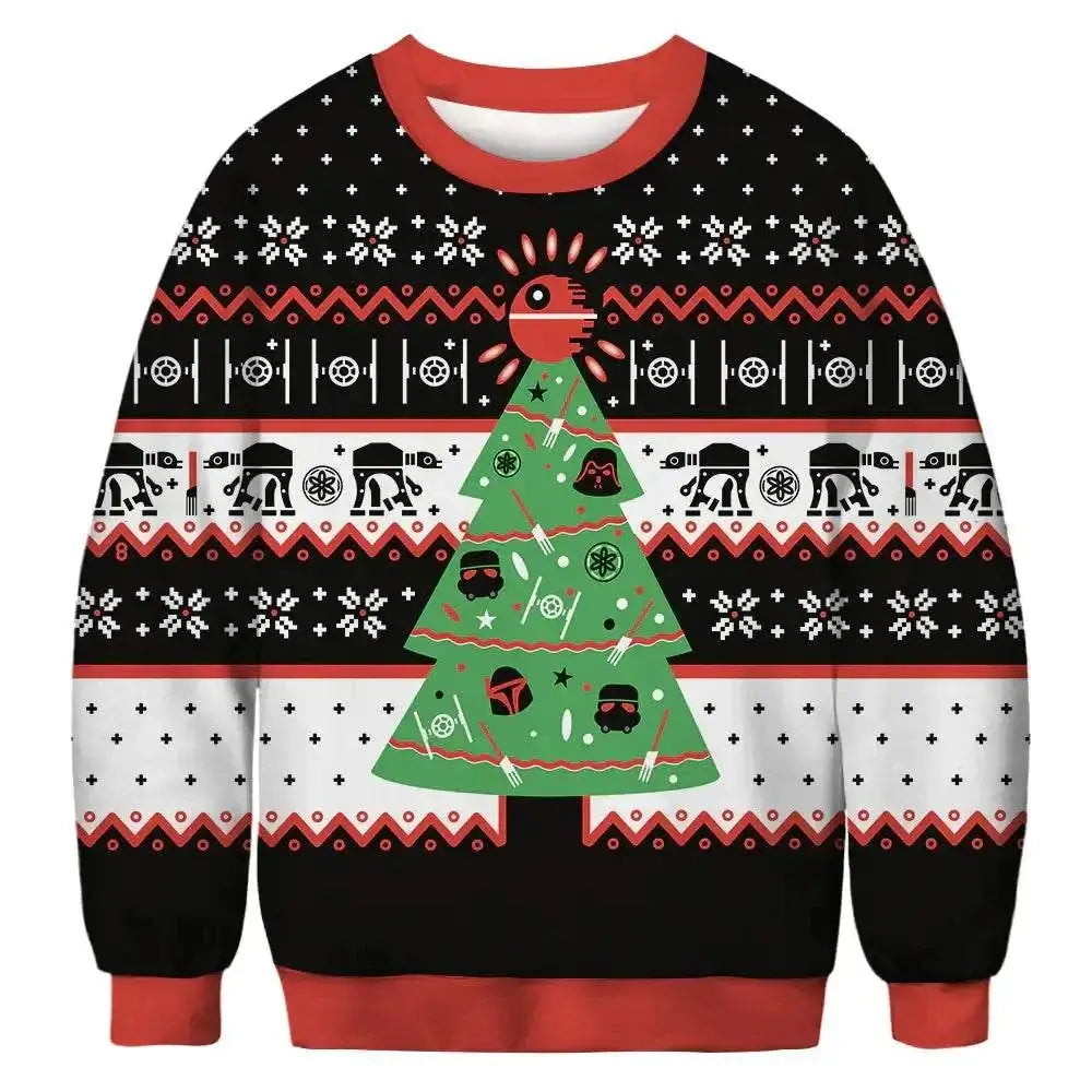 2023 Christmas Digital Print Funny Couple Hoodies Mbshop
