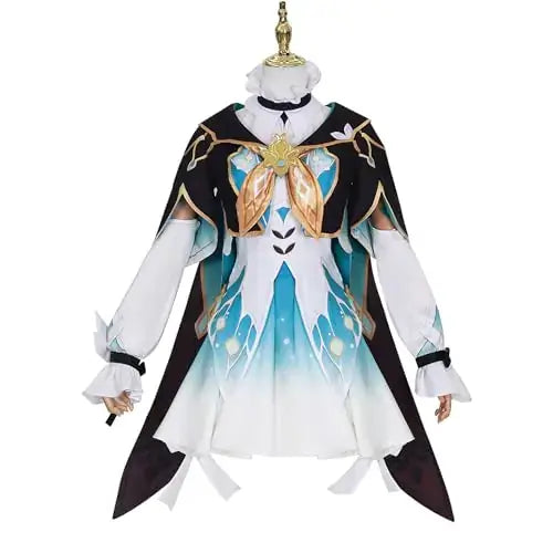 iCosjogo Women Halloween Carnival Party Dress for Honkai Star Rail Cosplay Costume Comic Anime Game Role Play Outfit (Firefly XX-Large)