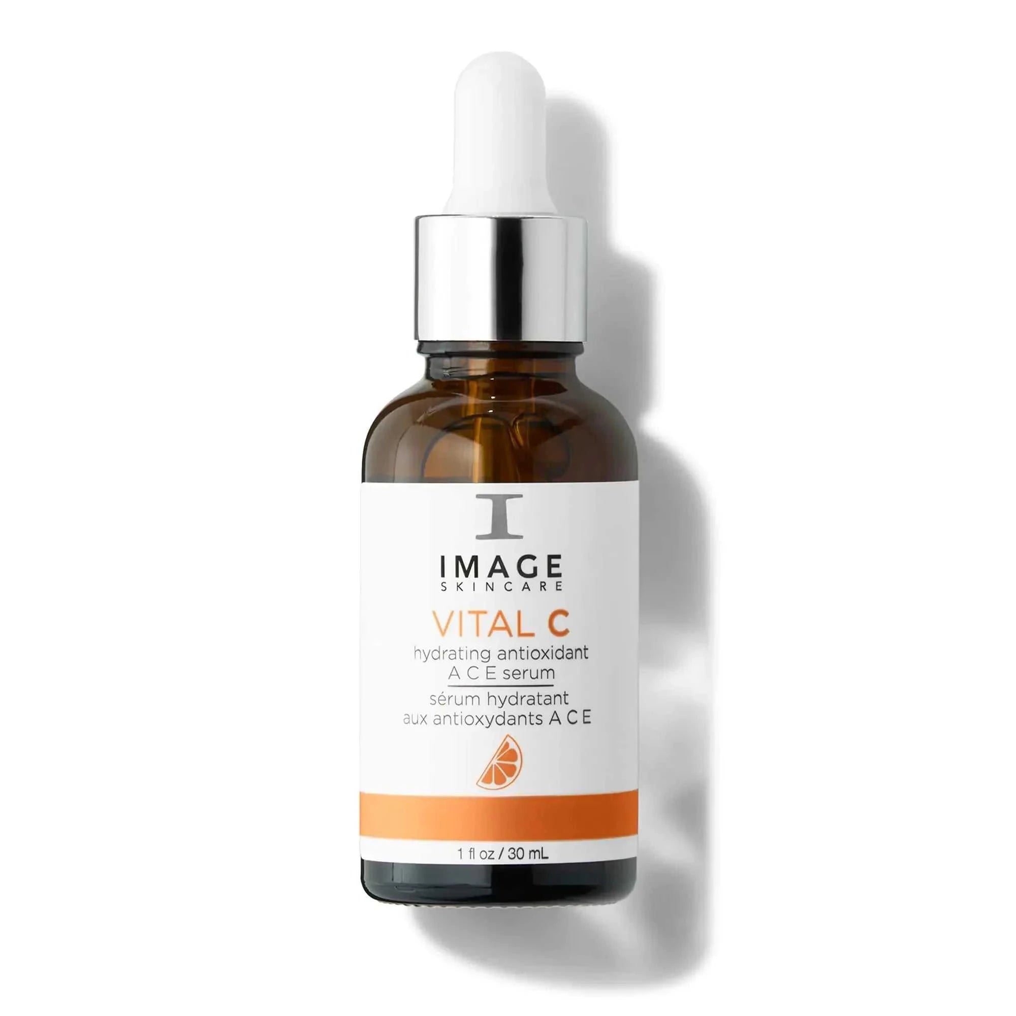 IMAGE Skincare VITAL C Hydrating Vitamin A C E Serum bottle.