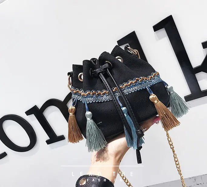 Crossbody Bucket Bag for Women