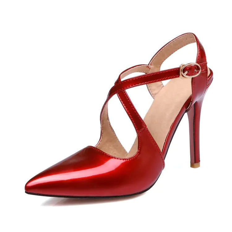 Cross Strap High Heels for Women - Stylish Sandals