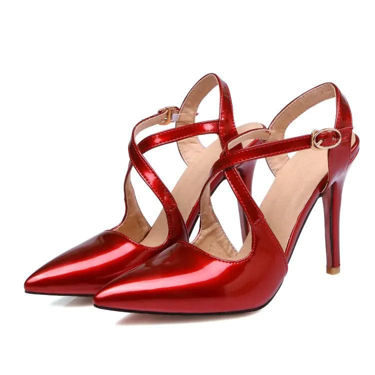 Cross Strap High Heels for Women - Stylish Sandals