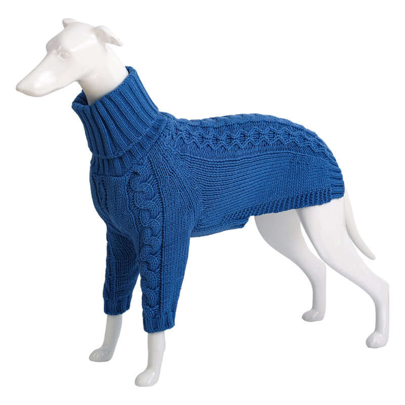 Winter High Neck Knit Dog Sweater