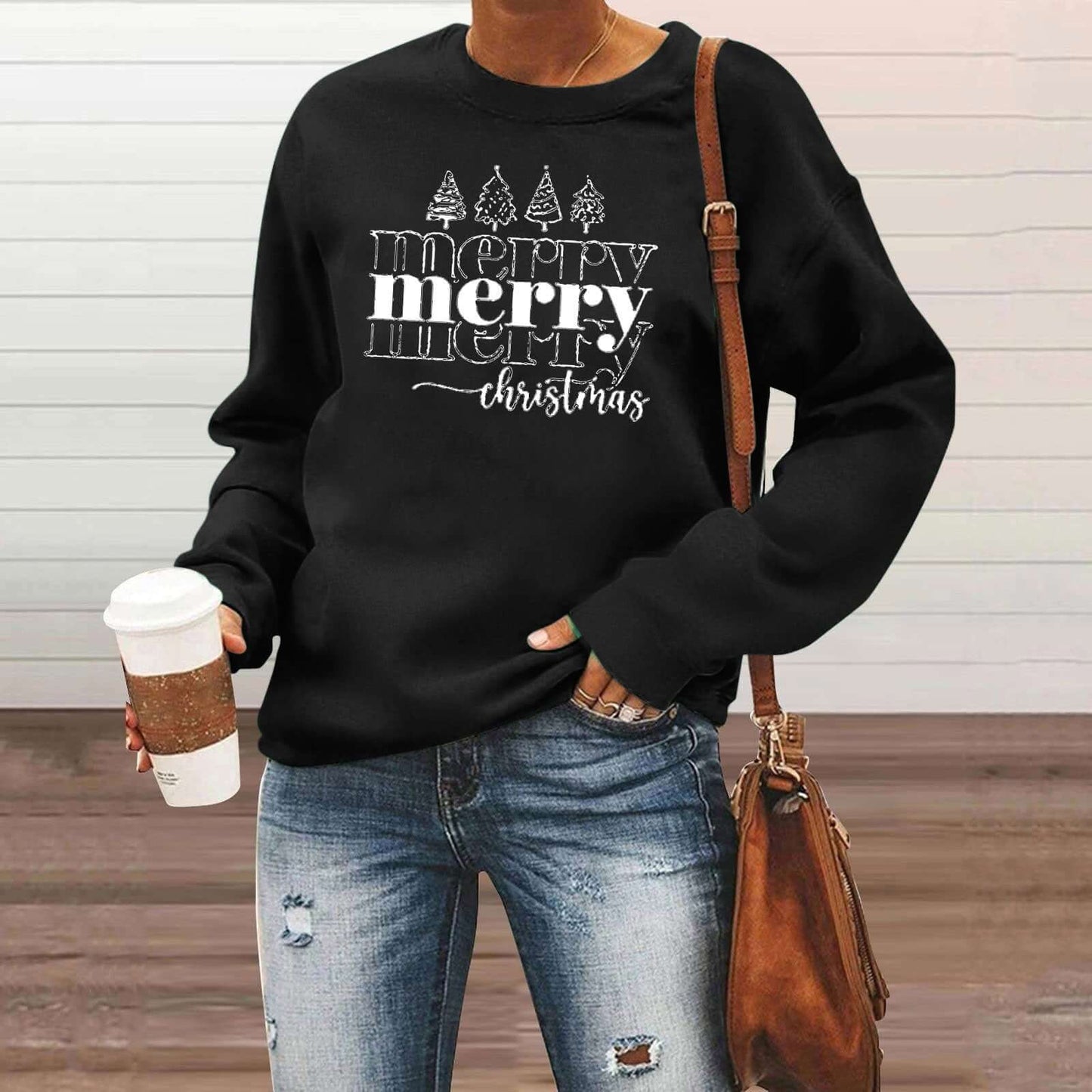 Unisex Christmas Fleece Hoodie Sweatshirt Pullover