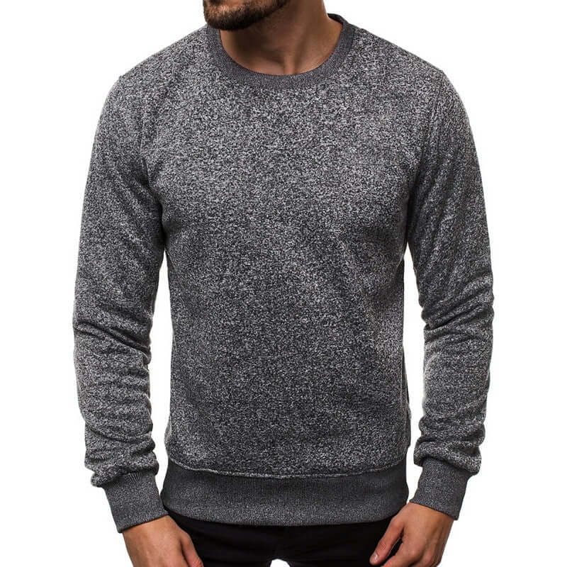 Men’s Solid Fleece Hoodie Sweatshirt