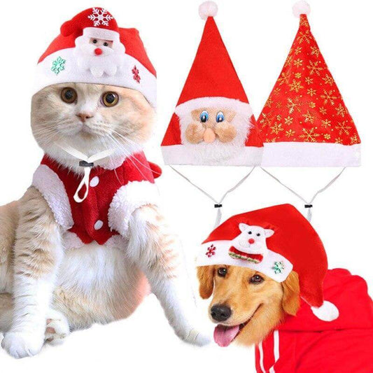 Christmas Hat for Dogs & Cats – Festive Holiday Pet Costume