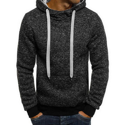 Men’s Solid Fleece Hoodie Sweatshirt