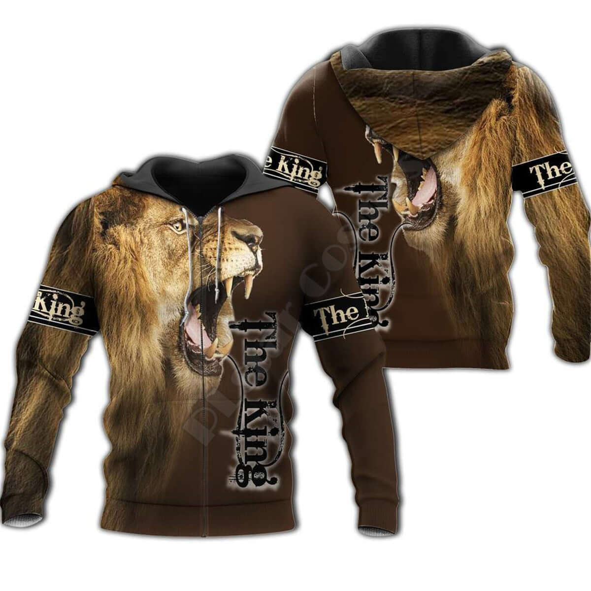 ELON - Stylische Hoodies - ANIMAL Edition featuring a lion graphic, perfect for leisure and all seasons.