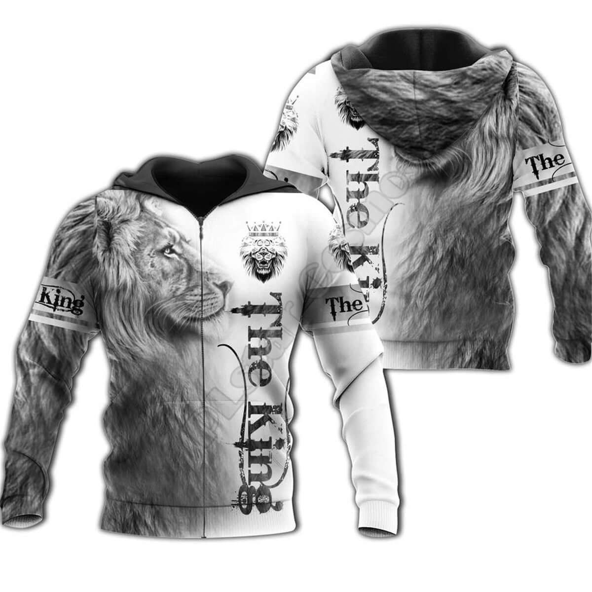 ELON - Stylische Hoodies - ANIMAL Edition featuring a lion print and stylish design