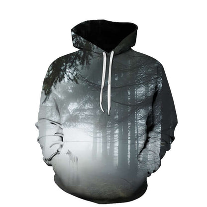 Maple Leaf Beach Hoodie Sweatshirt For Couples