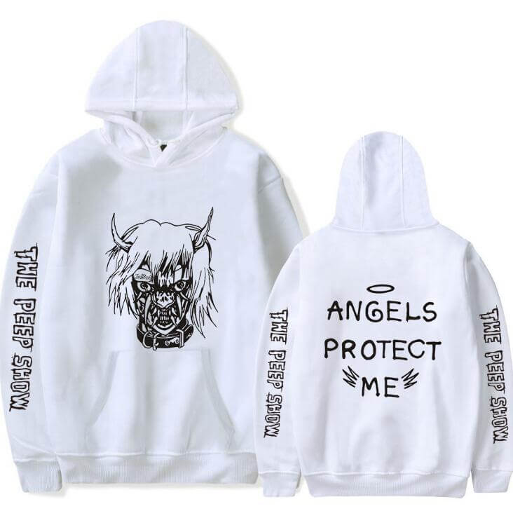 Angel And Devil Graphic Hoodie For Men