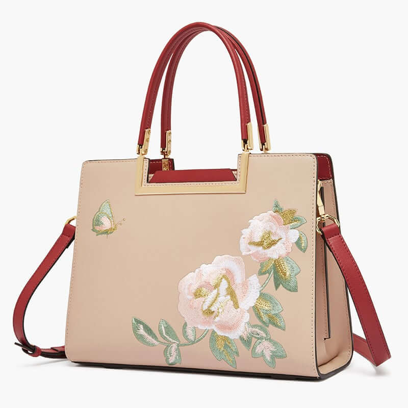 Fashion Embroidered Crossbody Bag Women with floral embroidery and elegant design, perfect for stylish accessorizing.