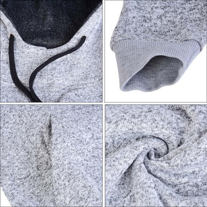 Men’s Solid Fleece Hoodie Sweatshirt