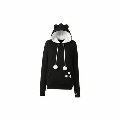 Unisex Cat Print Hoodie Sweatshirt For Cat Lovers