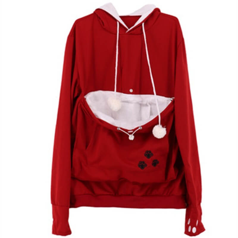 Unisex Cat Lover Hoodie Sweatshirt Cotton Blend