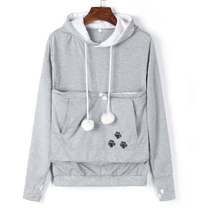 Unisex Cat Print Hoodie Sweatshirt For Cat Lovers