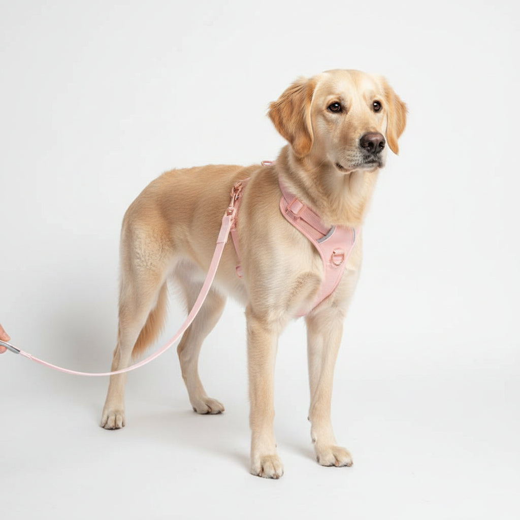 Jelly Color PVC Waterproof Pet Collar & Leash Set