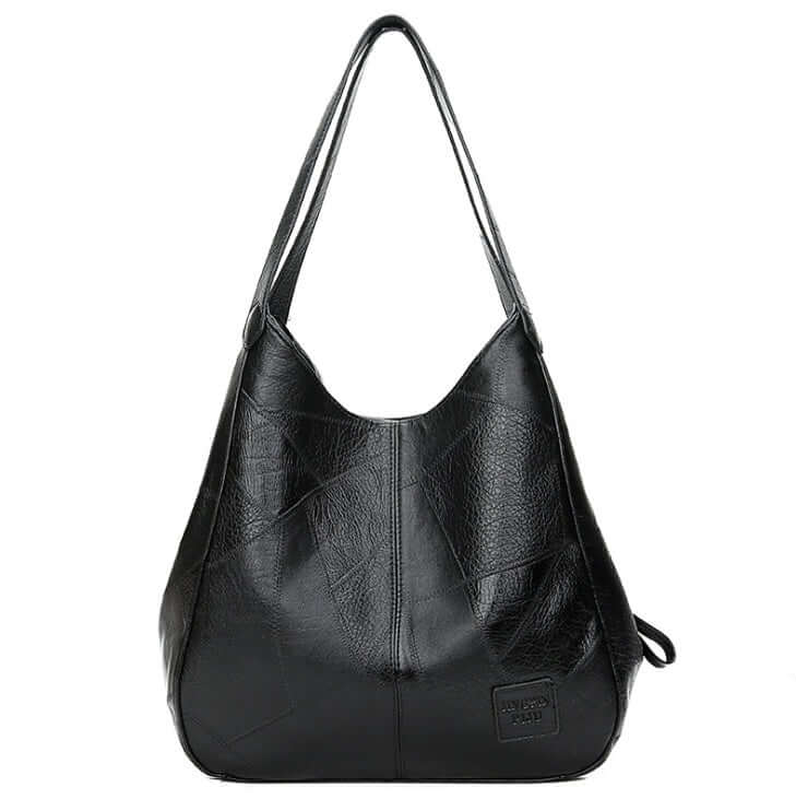 Women's Handbag PU Leather - Elegant & Practical Shoulder Bag in black, perfect for daily use and special occasions.