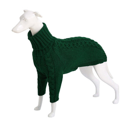 Winter High Neck Knit Dog Sweater