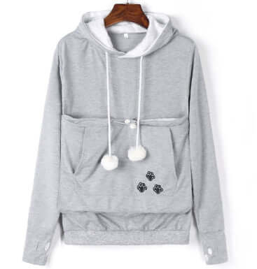 Unisex Cat Lover Hoodie Sweatshirt Cotton Blend