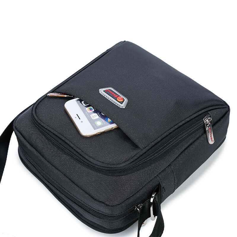 Men's Bags, Oxford Cloth Bags, Handbags, Fashion Shoulder Bags, Messenger Bags, Business Bags with phone in front pocket