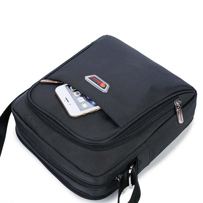 Men's Bags, Oxford Cloth Bags, Handbags, Fashion Shoulder Bags, Messenger Bags, Business Bags with phone in front pocket