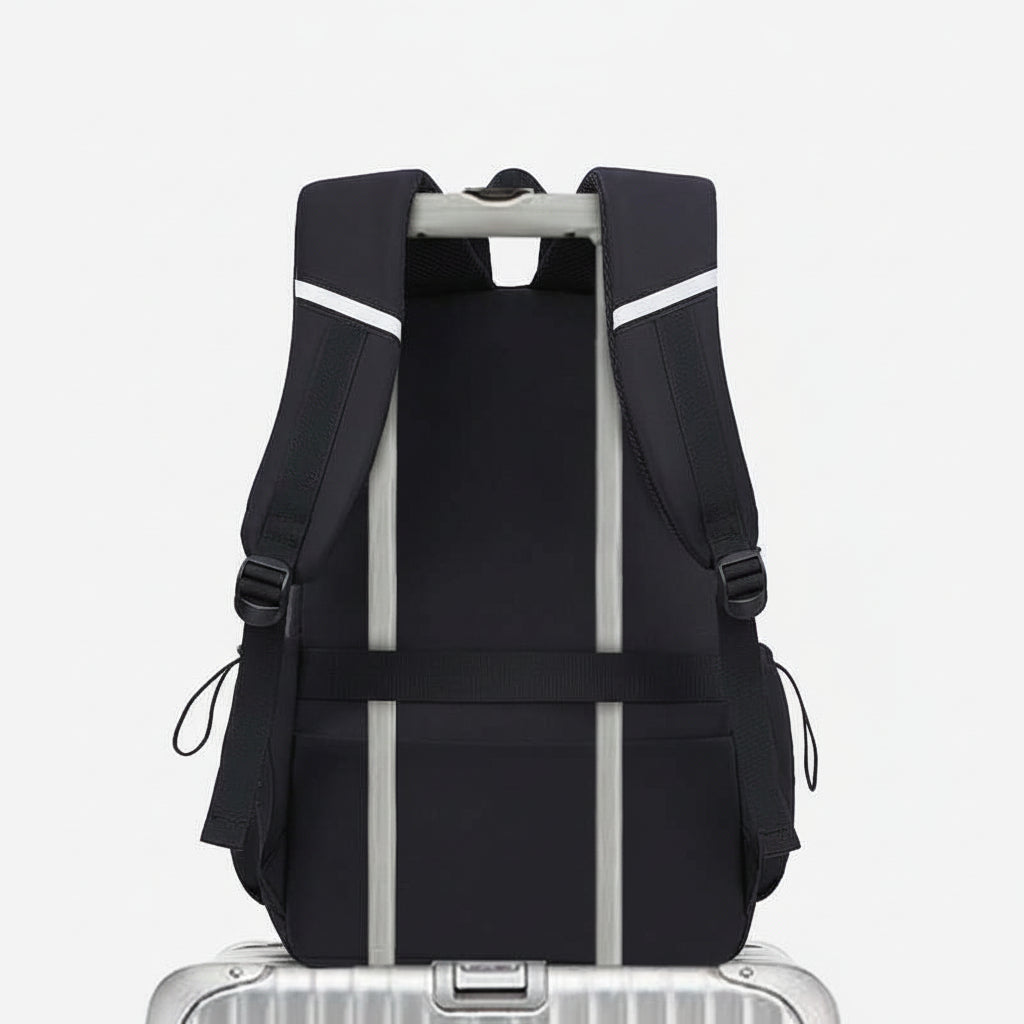 Girls' Large Capacity School Backpack – Waterproof Oxford Bag for Teens with tie-bar straps for easy carrying.