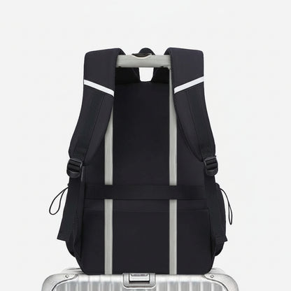 Girls' Large Capacity School Backpack – Waterproof Oxford Bag for Teens with tie-bar straps for easy carrying.