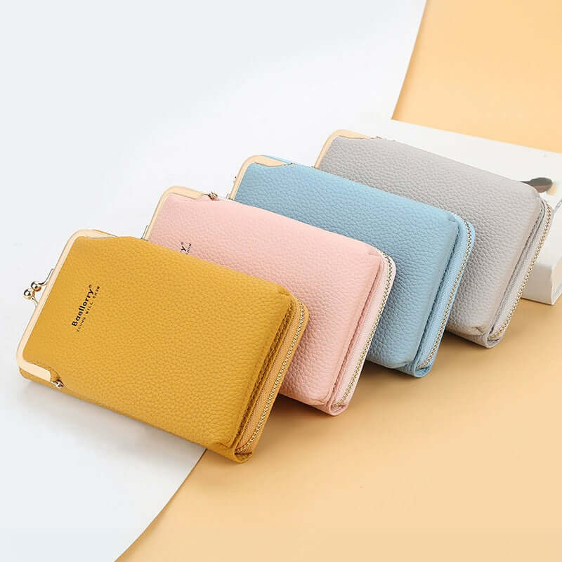 Women's Shoulder Bag with Lock – Mini Square Crossbody Bag Korean Style PU Leather in various colors