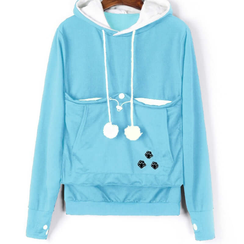 Unisex Cat Print Hoodie Sweatshirt For Cat Lovers